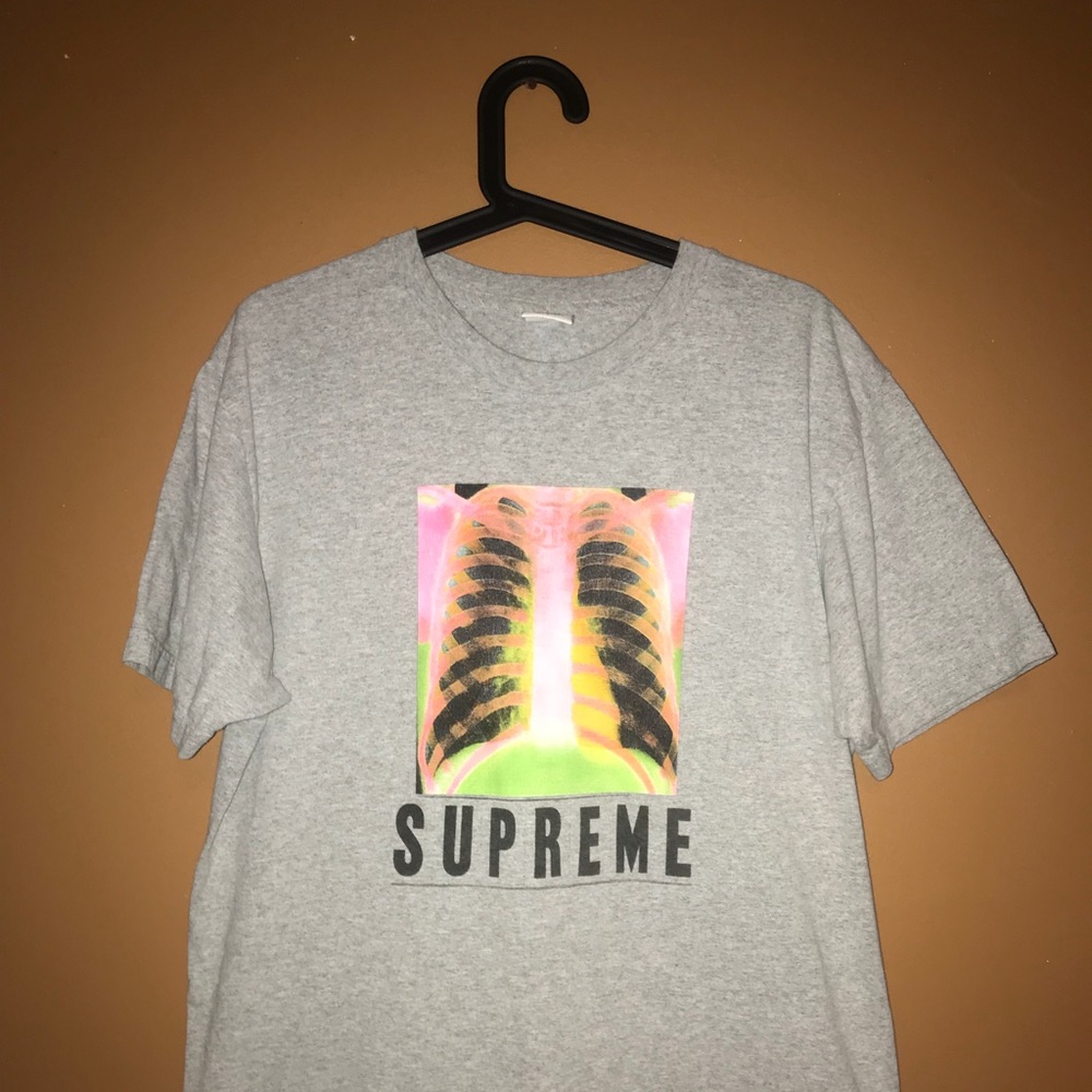 Grey Supreme “X-ray” Tee/T-Shirt